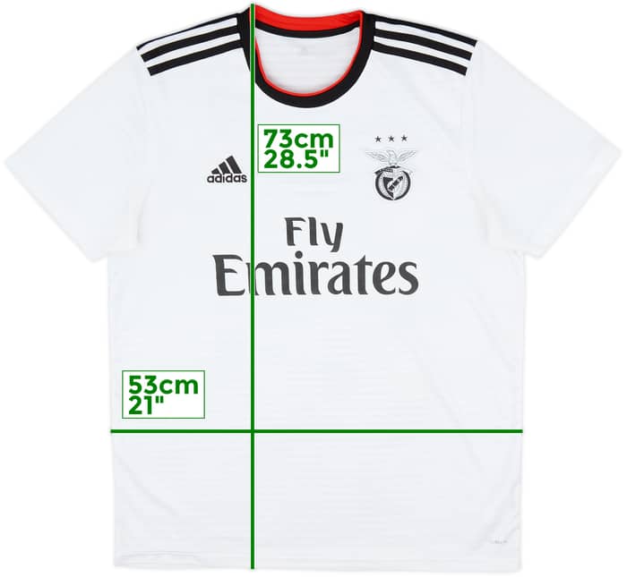 2018-19 Benfica Away Shirt - 8/10 - (L)