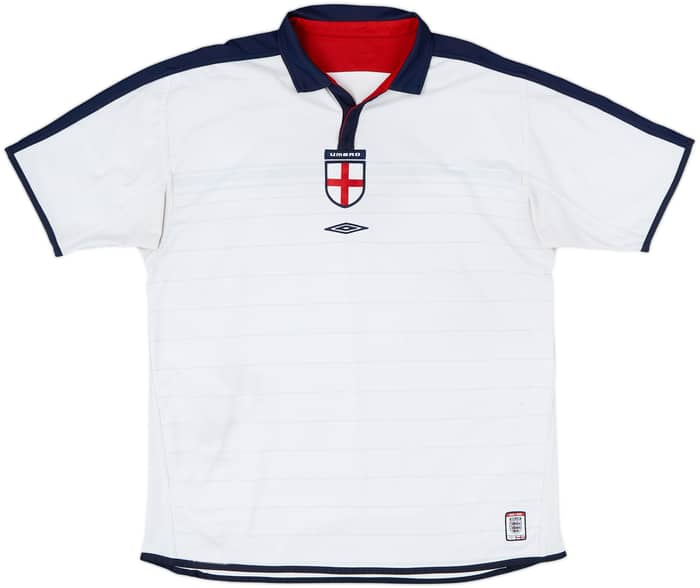 2003-05 England Home Shirt - 5/10 - (XL)