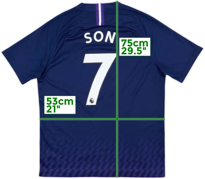 2019-20 Tottenham Away Shirt Son #7 - 6/10 - (L)