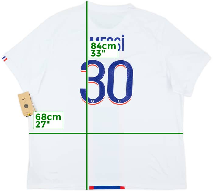 2022-23 Paris Saint-Germain Third Shirt Messi #30 (3XL)
