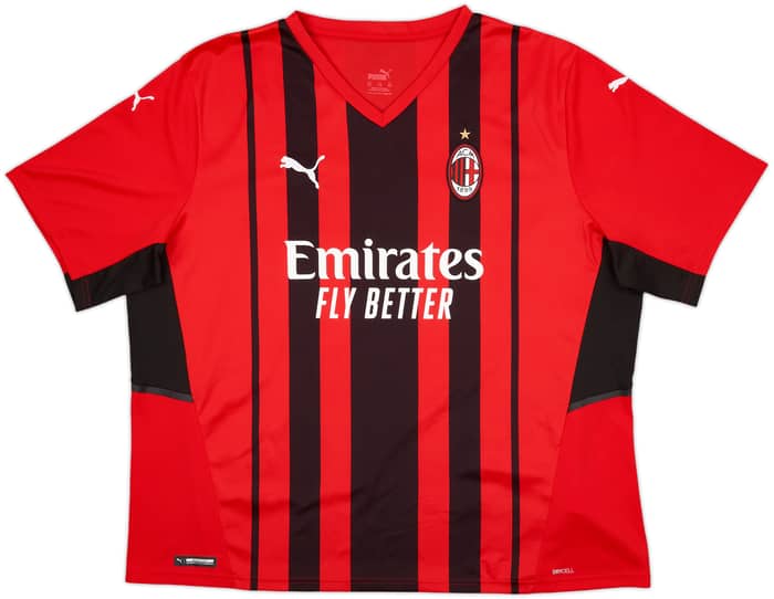 2021-22 AC Milan Home Shirt R.Leao #17 - 10/10 - (XXL)