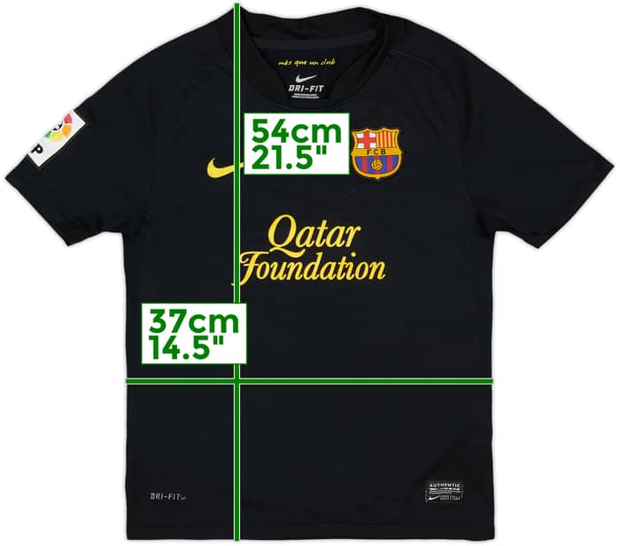 2011-12 Barcelona Away Shirt - 8/10 - (S.Boys)