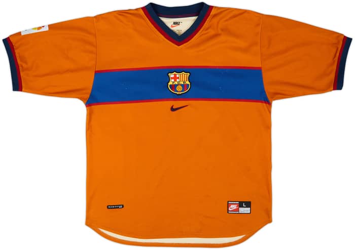 1998-00 Barcelona Third Shirt Rivaldo #11 - 8/10 - (L)