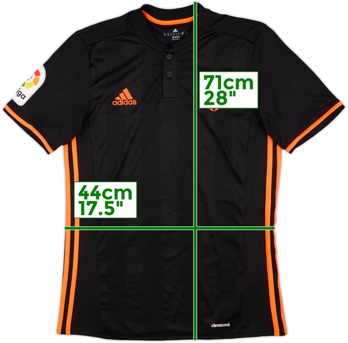 2016-17 Valencia Away Shirt - 10/10 - (S)