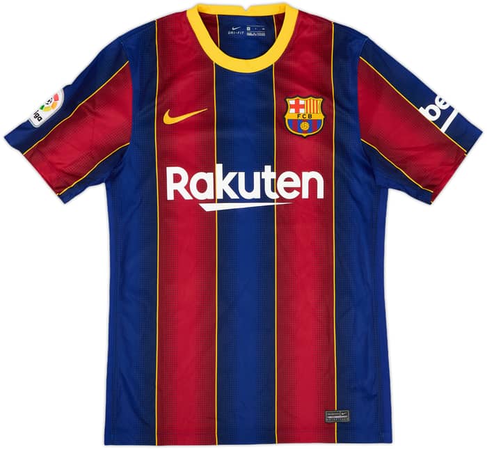 2020-21 Barcelona Home Shirt Messi #10 - 9/10 - (S)