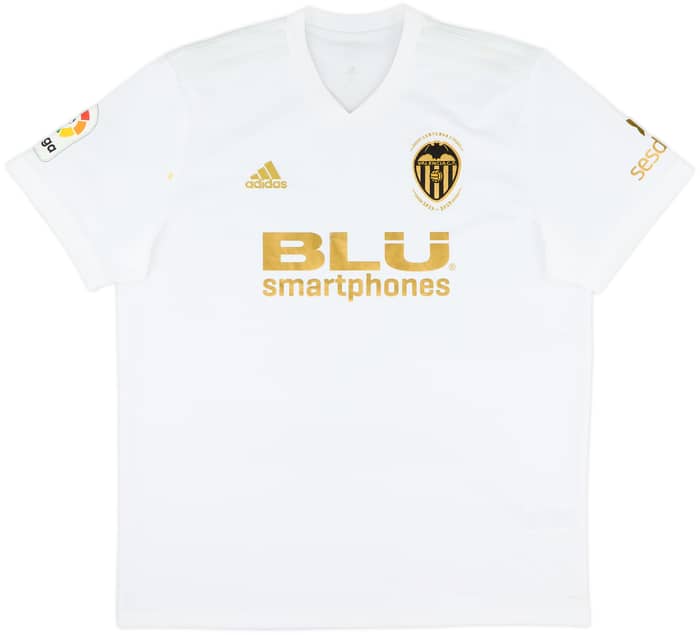 2018-19 Valencia Centenary Home Shirt - 7/10 - (XL)