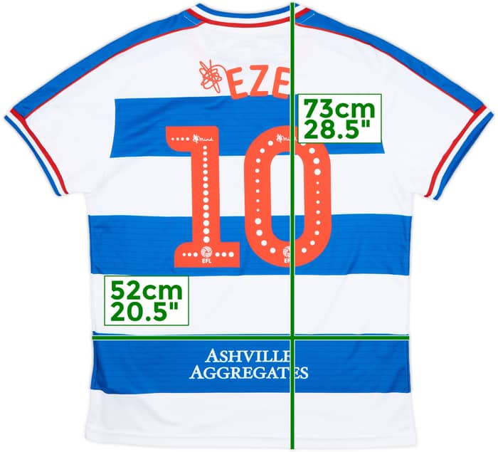 2018-19 QPR Home Shirt Eze #10 - 9/10 - (M)