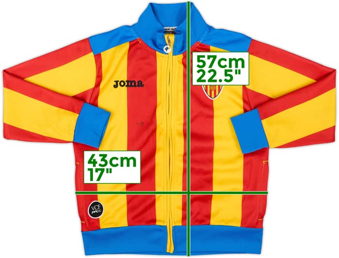 2011-12 Valencia Joma Track Jacket - 7/10 - (S.Boys)