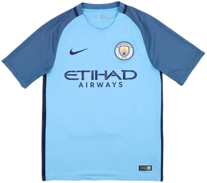 2016-17 Manchester City Home Shirt Toure Yaya #42 - 5/10 - (S)