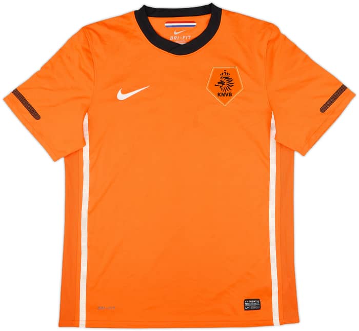 2010-11 Netherlands Home Shirt #14 - 8/10 - (M)