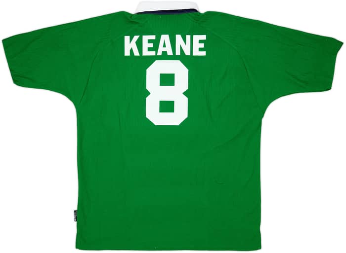 2000-01 Ireland Home Shirt Keane #8 - 10/10 - (XXL)