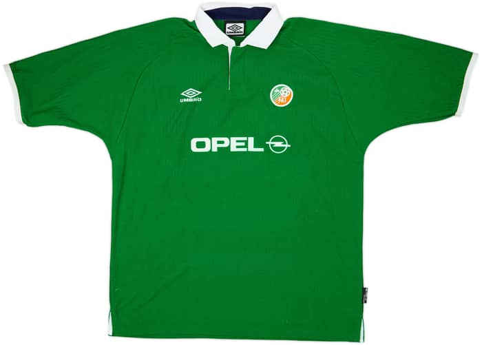 2000-01 Ireland Home Shirt Keane #8 - 10/10 - (XXL)