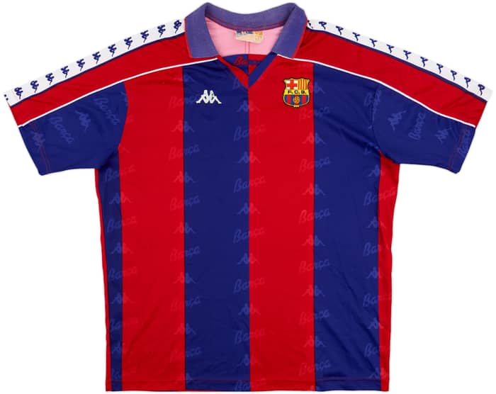 1992-95 Barcelona Home Shirt #8 - 6/10 - (XL)