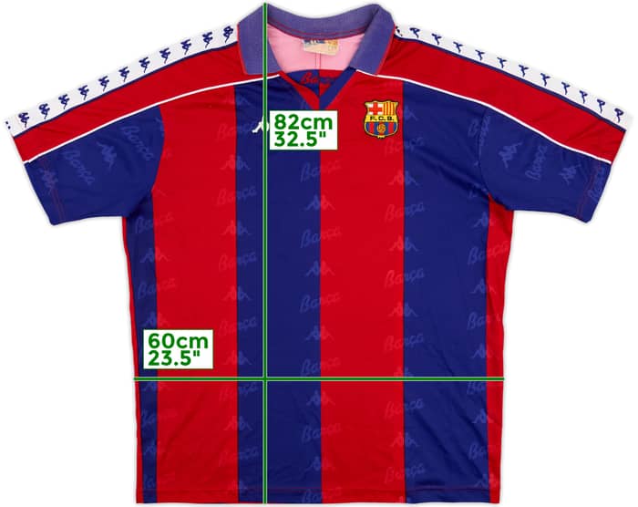 1992-95 Barcelona Home Shirt #8 - 6/10 - (XL)