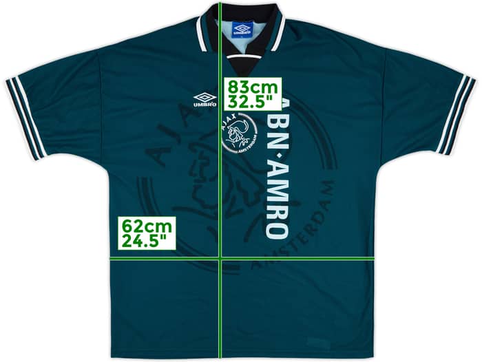 1995-96 Ajax Away Shirt #11 - 8/10 - (XL)