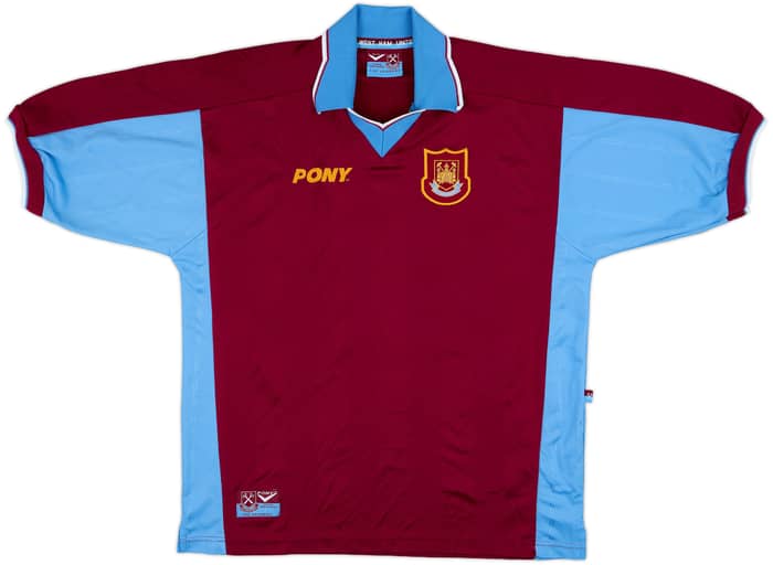 1997-98 West Ham Home Shirt Lampard#18 - 8/10 - (L)