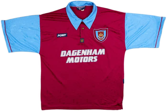 1995-97 West Ham Centenary Home Shirt Lampard #26 - 8/10 - (L)
