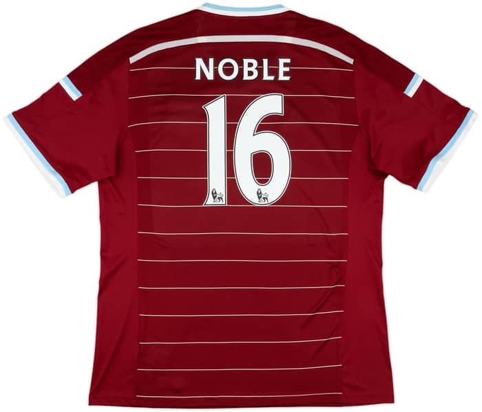 2014-15 West Ham Home Shirt Noble #16 - 8/10 - (XXL)