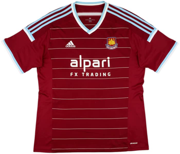 2014-15 West Ham Home Shirt Noble #16 - 8/10 - (XXL)