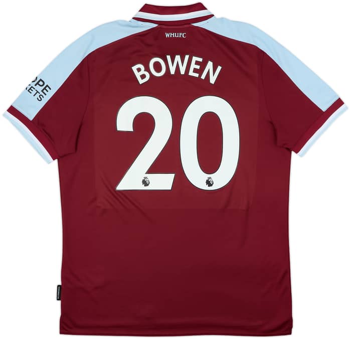 Camiseta de local de West Ham 2021-22 Bowen #20 - 9/10 - (XL)