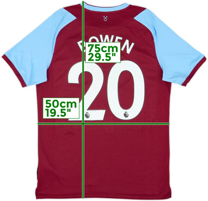 2020-21 West Ham Camiseta Local Bowen #20 - 8/10 - (L)