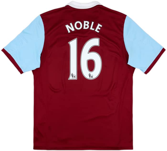 2013-14 West Ham Home Shirt Noble #16 - 10/10 - (XL)