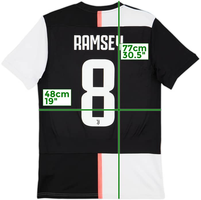 2019-20 Juventus Home Shirt Ramsey #8 - 8/10 - (S)