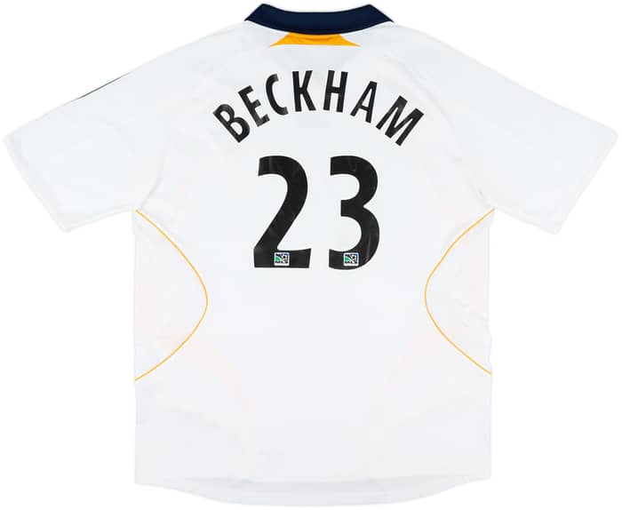 2007-08 LA Galaxy Home Shirt Beckham #23 - 7/10 - (XL)