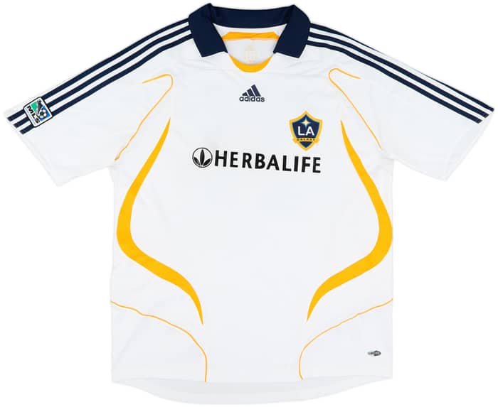 2007-08 LA Galaxy Home Shirt Beckham #23 - 7/10 - (XL)