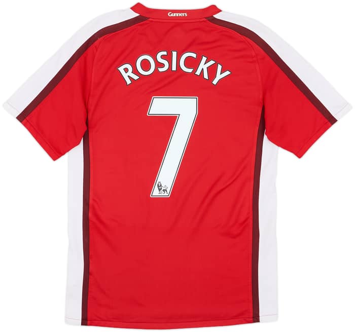 2008-10 Arsenal Home Shirt Rosicky #7 - 7/10 - (S)