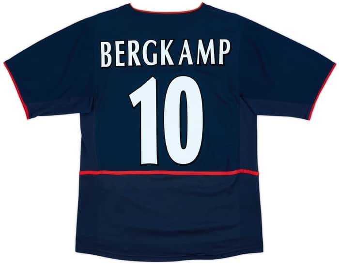 2002-04 Arsenal Away Shirt Bergkamp #10 - 8/10 - (M)
