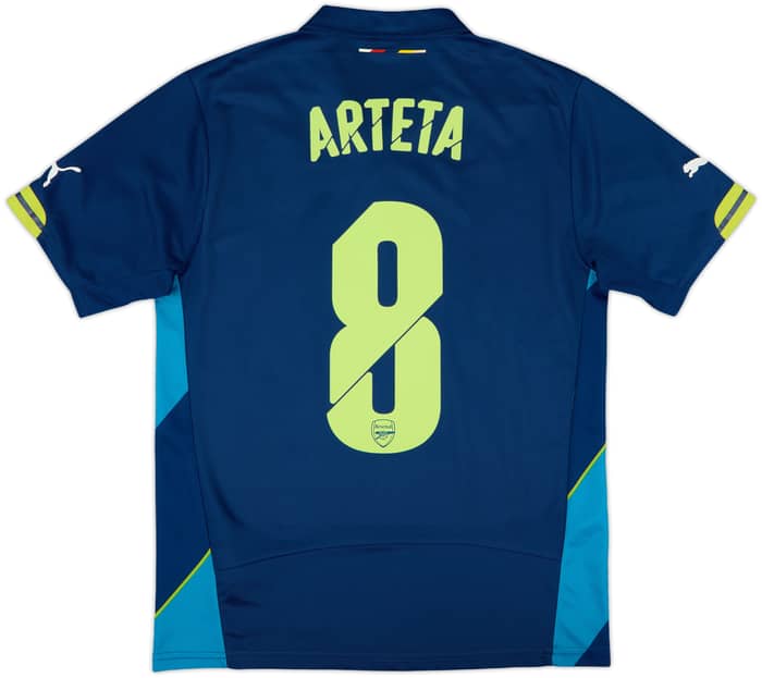 2014-15 Arsenal Third Shirt Arteta #8 - 9/10 - (S)