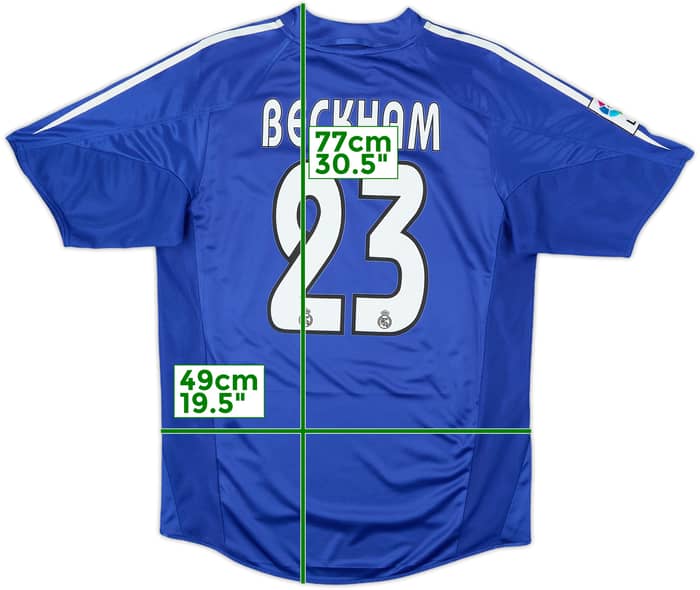 2004-05 Real Madrid Third Shirt Beckham #23 - 8/10 - (S)