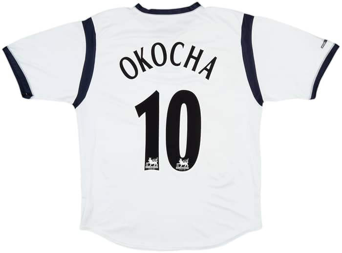 2001-03 Bolton Home Shirt Okocha #10 - 9/10 - (L)
