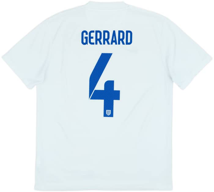2014-15 England Home Shirt Gerrard #4 - 6/10 - (L)