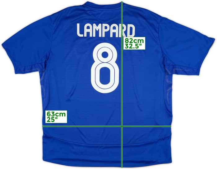 2005-06 Chelsea Centenary Home Shirt Lampard #8 - 7/10 - (3XL)