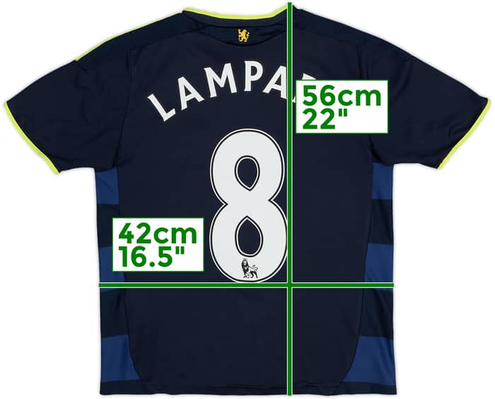 2009-10 Chelsea Away Shirt Lampard #8 - 8/10 - (M.Boys)