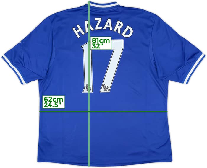2013-14 Chelsea Home Shirt Hazard #17 - 7/10 - (XXL)