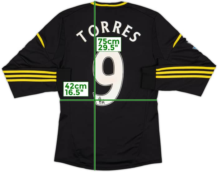 2012-13 Chelsea Third L/S Shirt Torres #9 - 4/10 - (S)