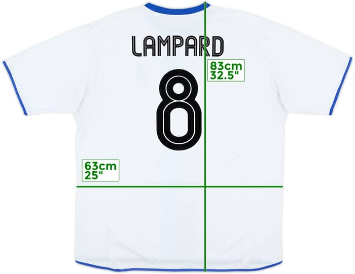 2003-05 Chelsea Away Shirt Lampard #8 - 7/10 - (XXL)