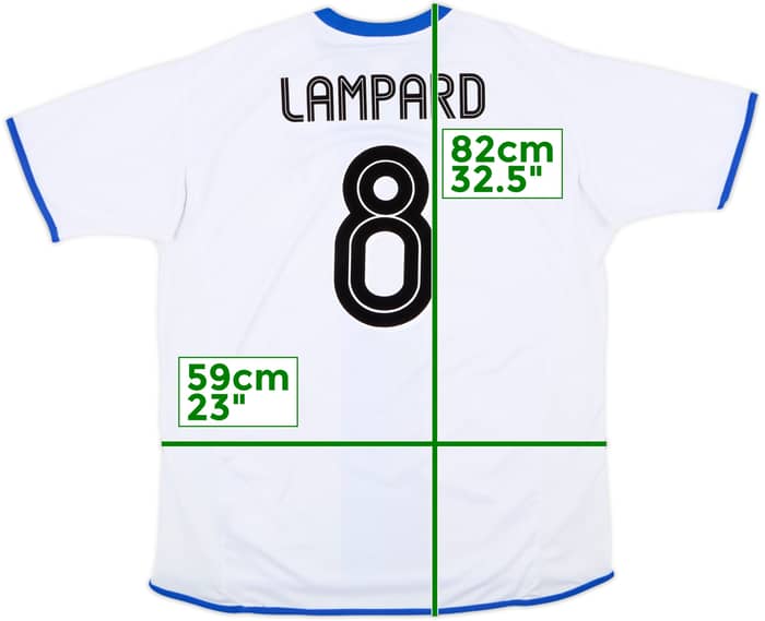 2003-05 Chelsea Away Shirt Lampard #8 - 6/10 - (XL)