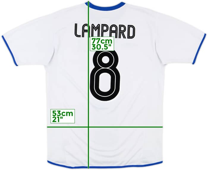 2003-05 Chelsea Away Shirt Lampard #8 - 5/10 - (M)