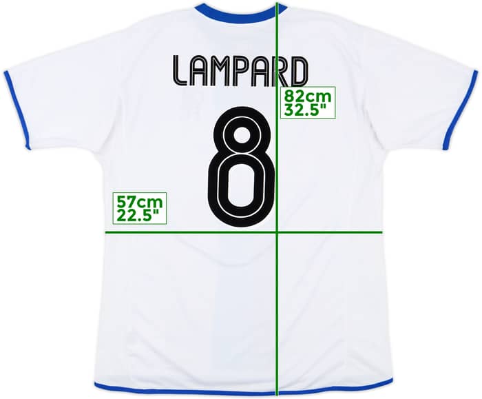 2003-05 Chelsea Away Shirt Lampard #8 - 6/10 - (L)