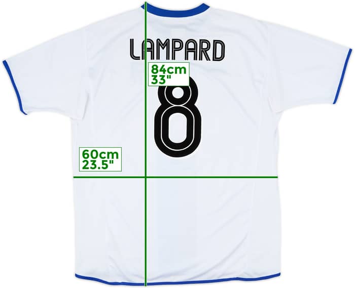2003-05 Chelsea Away Shirt Lampard #8 - 7/10 - (XL)