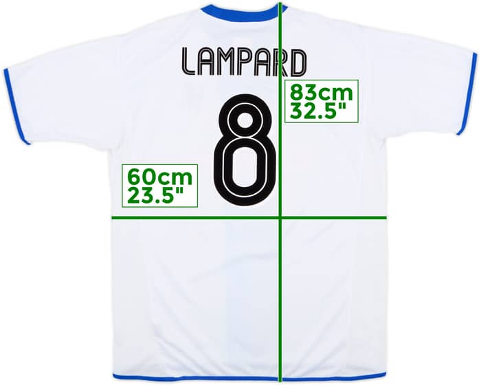 2003-05 Chelsea Away Shirt Lampard #8 - 8/10 - (XL)