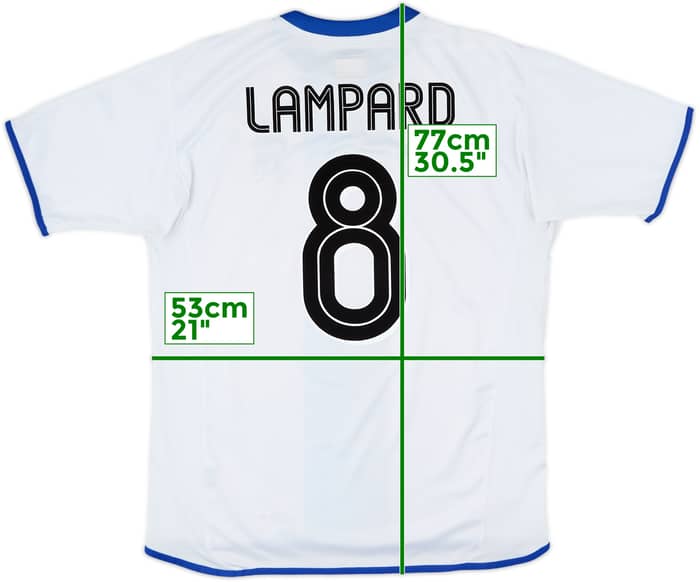 2003-05 Chelsea Away Shirt Lampard #8 - 8/10 - (M)
