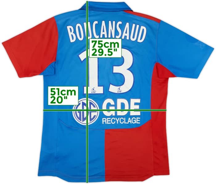 2008-09 Caen Home Shirt Boucansaud #13 - 5/10 - (M)