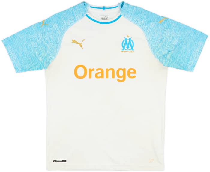 2018-19 Olympique Marseille Home Shirt - 4/10 - (M)