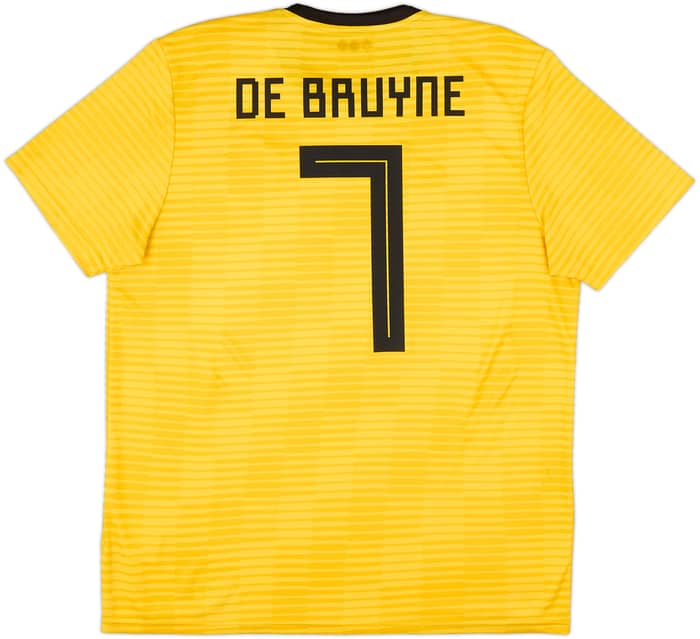 2018-19 Belgium Away Shirt De Bruyne #7 - 10/10 - (XL)