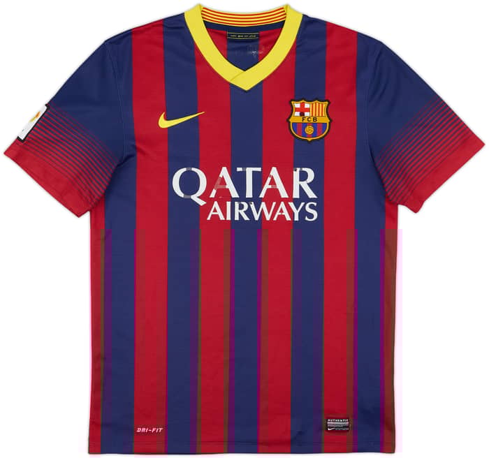 2013-14 Barcelona Home Shirt - 5/10 - (S)